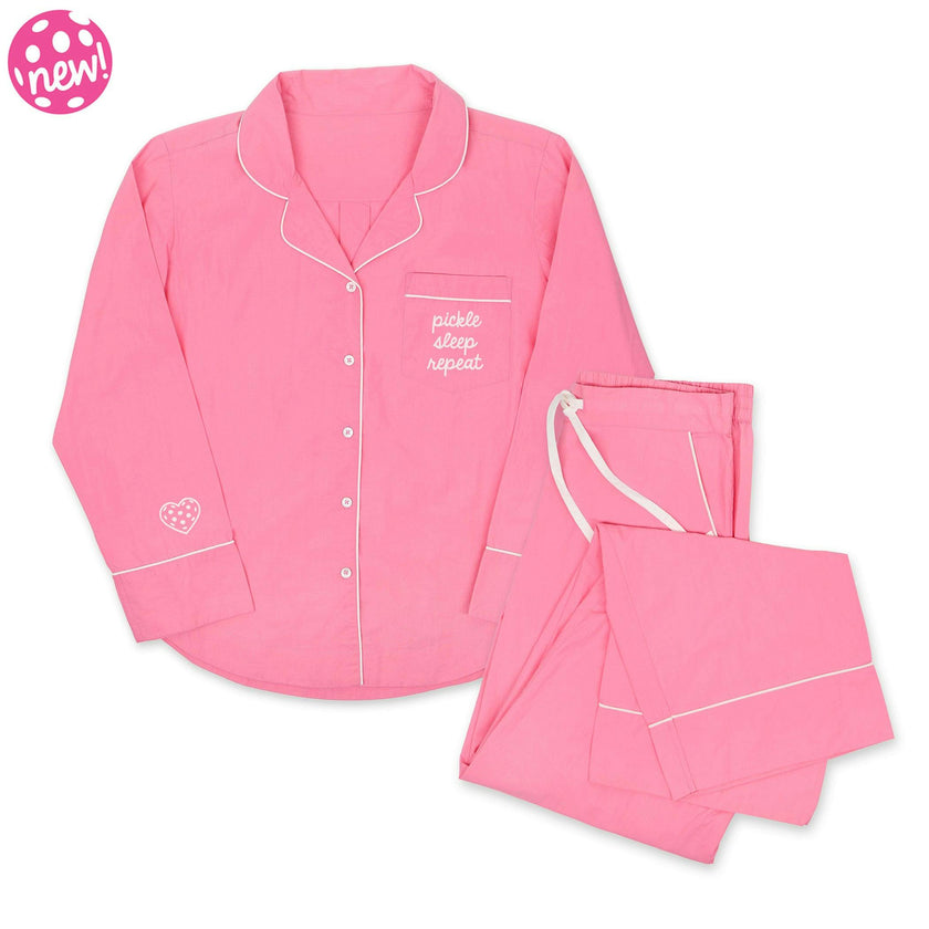 Pickle Sleep Repeat Long Pajama Set
