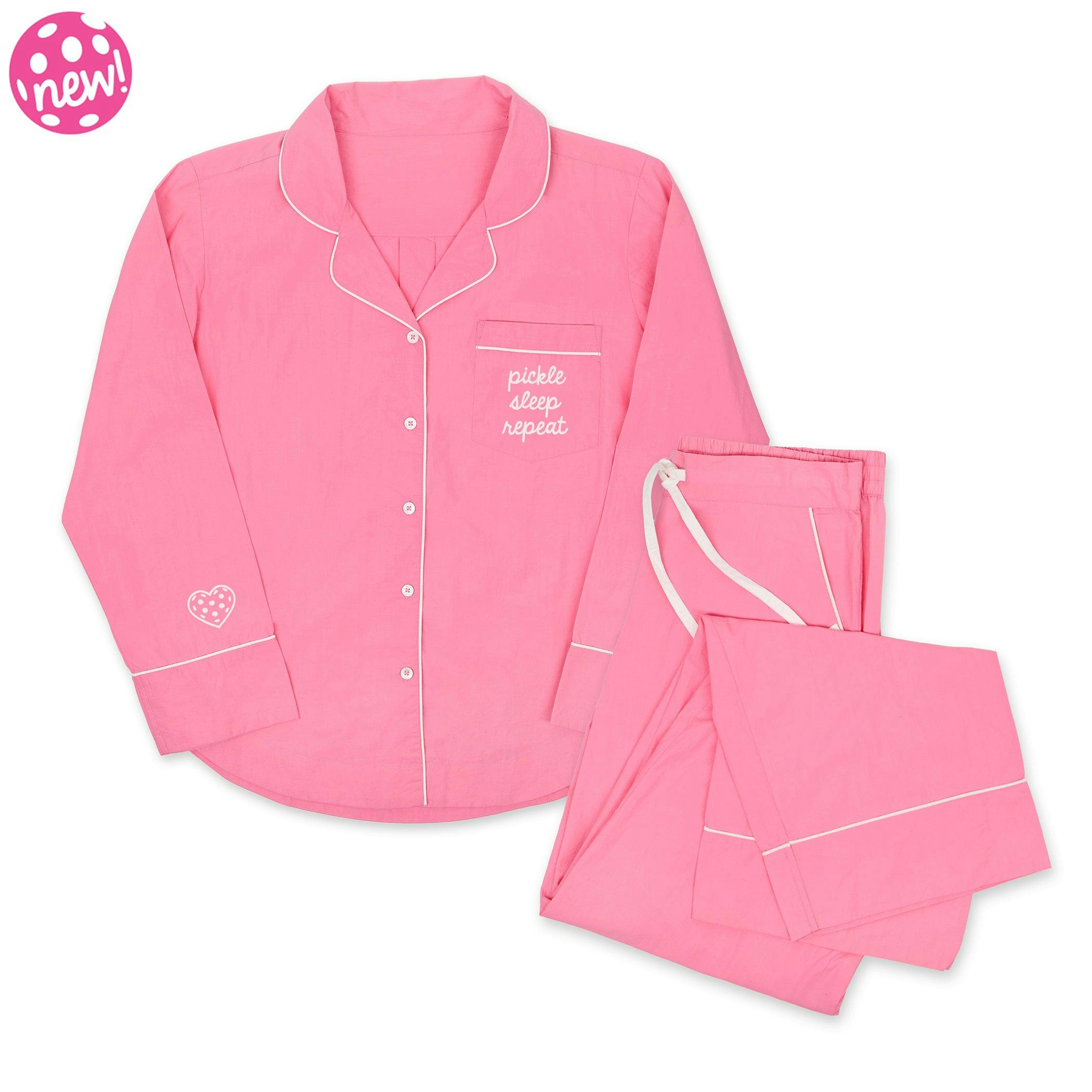 Pickle Sleep Repeat Long Pajama Set