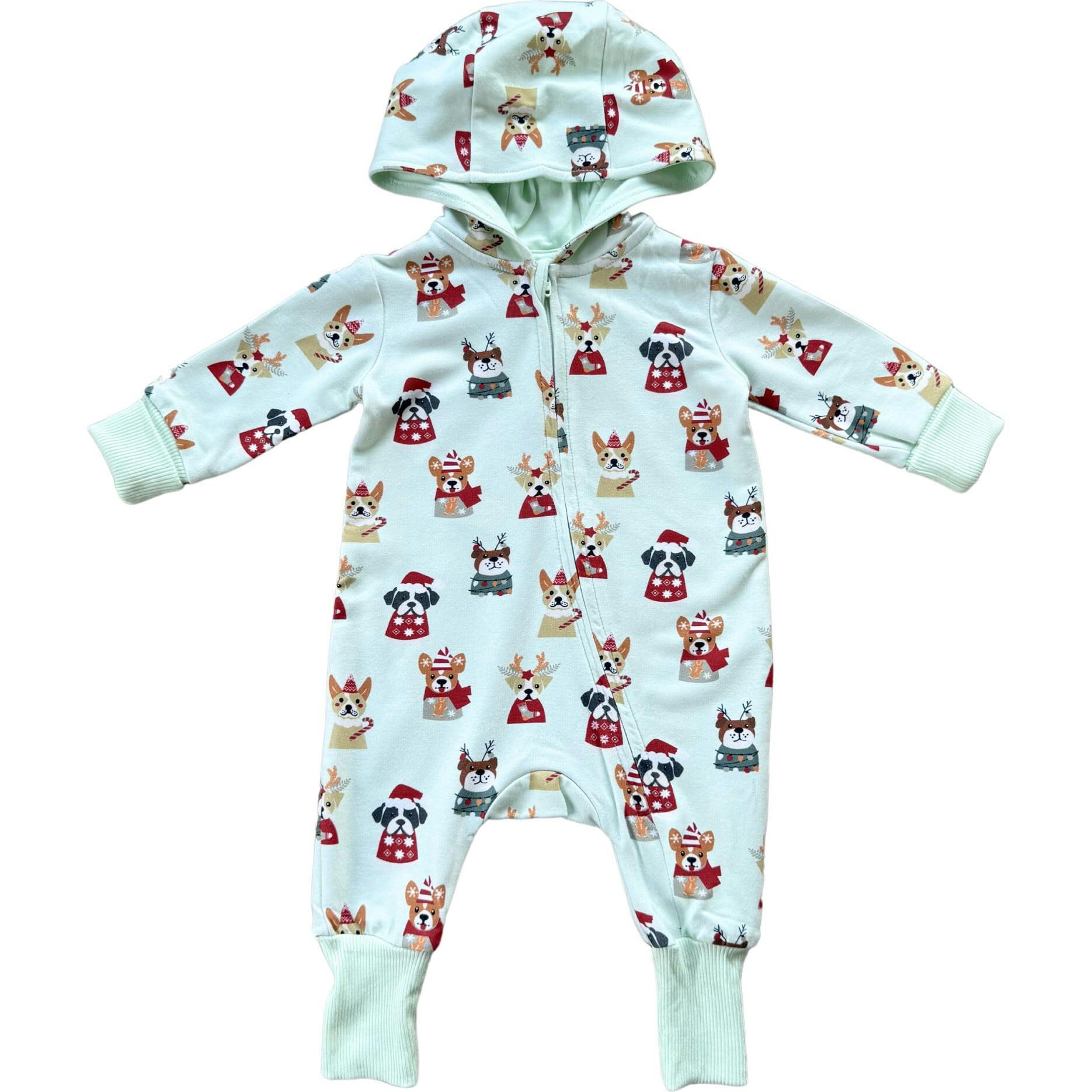 Baby Boy Terry Zip Romper