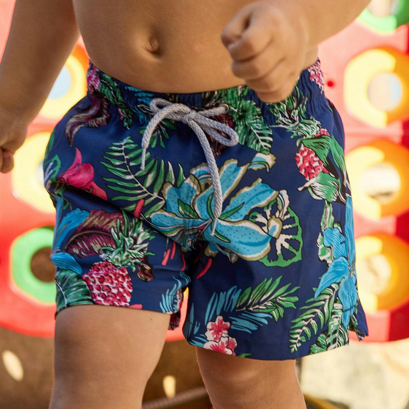 The Flower Hour - Boys Swim Trunks UPF 50+