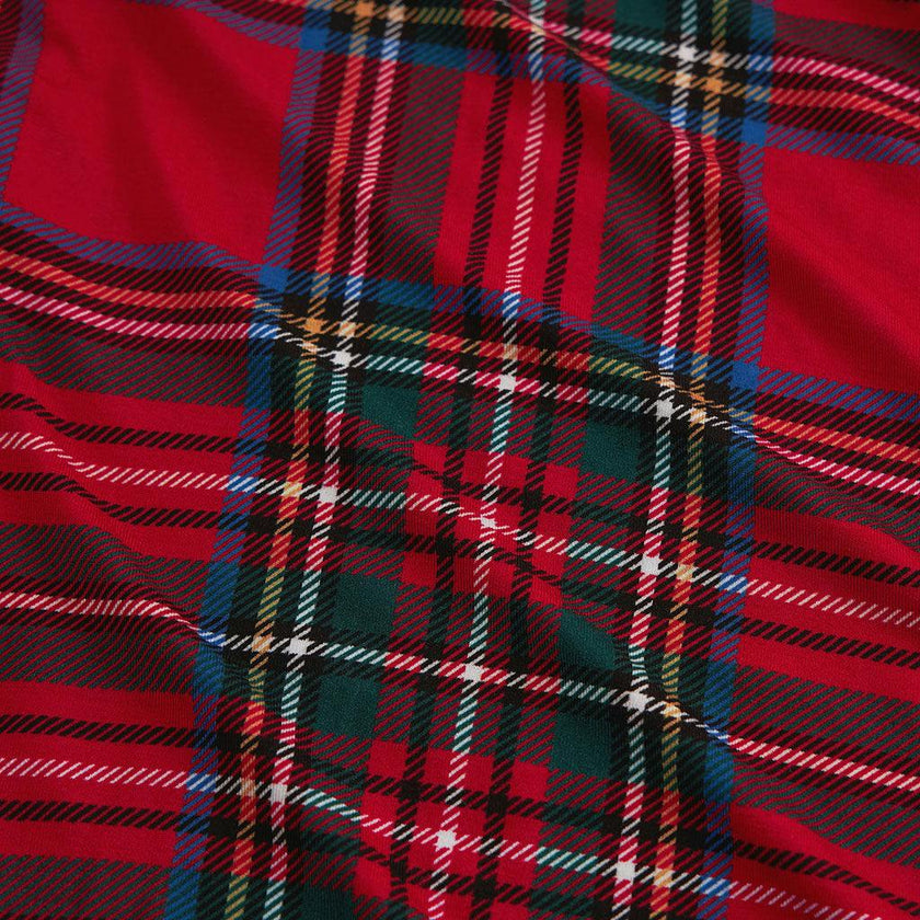 Red Tartan Plaid Dog Bandana