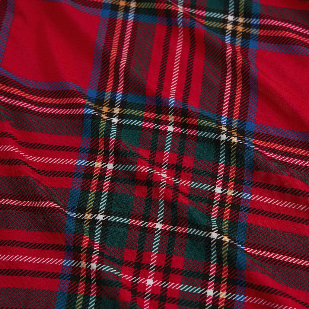 Red Tartan Plaid Dog Bandana