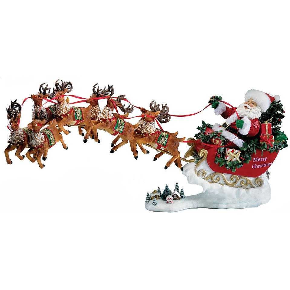 24-Inch Fabriché Musical Santa with Eight