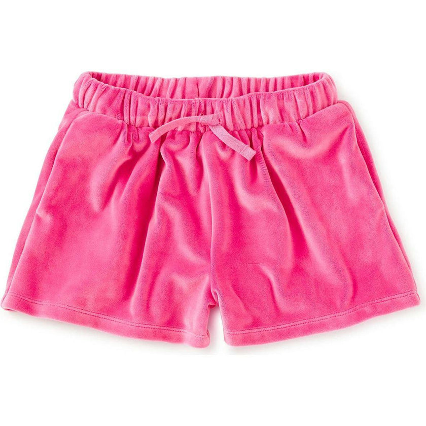 Comfy Velour Shorts, Pink