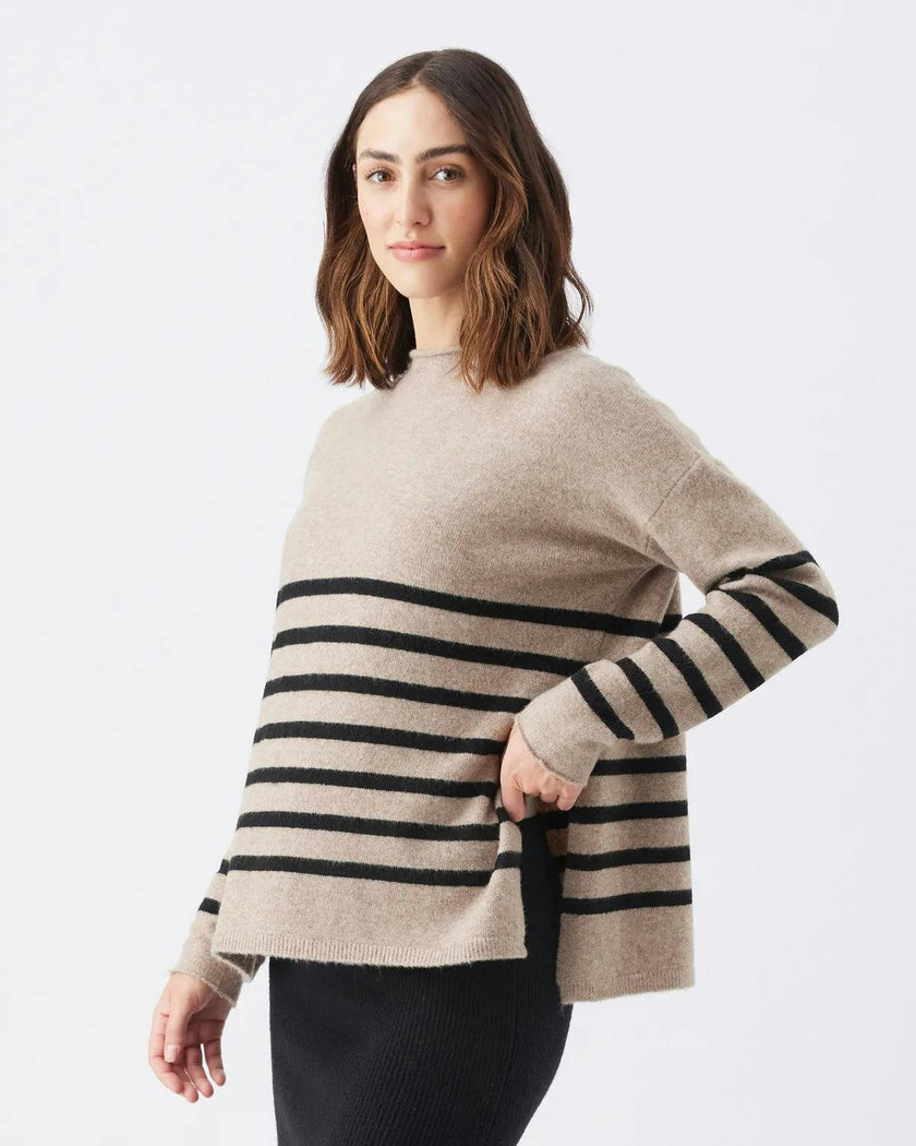 Gerrie Nursing Knit  Mocha / Black