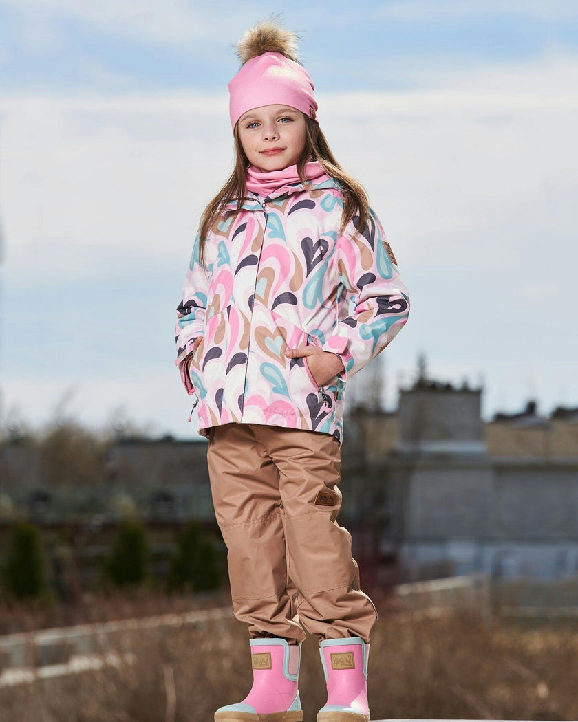 3-In-1 Mid-Season Outerwear Set With Jacket, Beige
