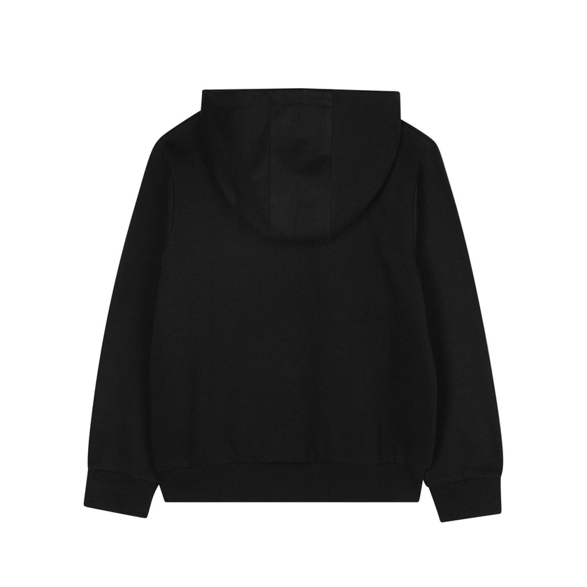 Boys Black Elephant Logo Hooded Sweatshirt