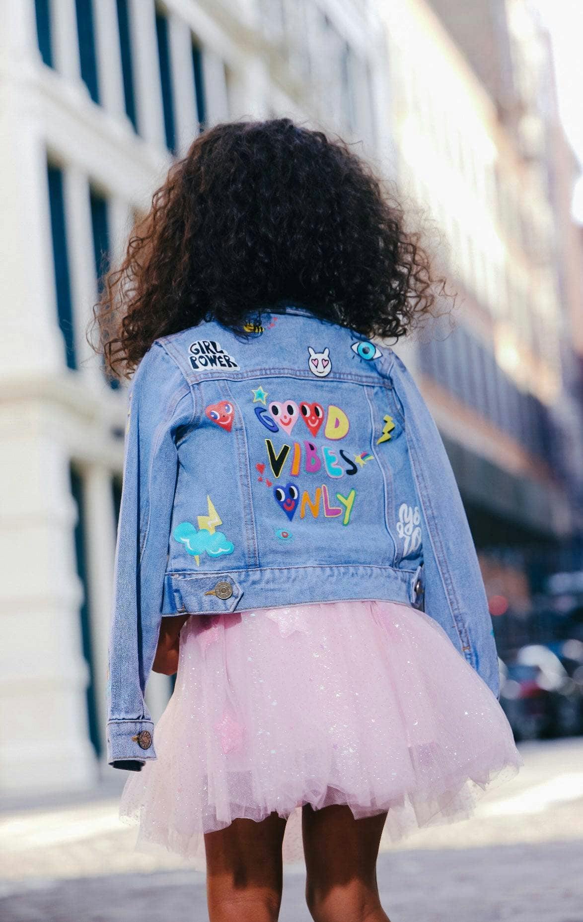 You Rock Painted Denim Jacket