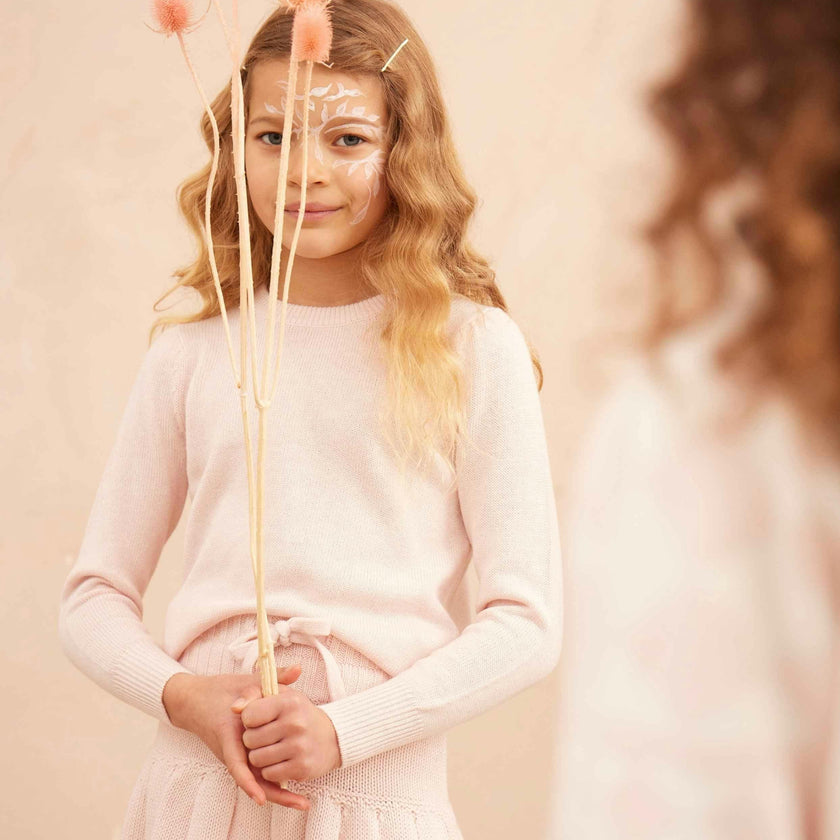 Angel Wings Jumper | Blush