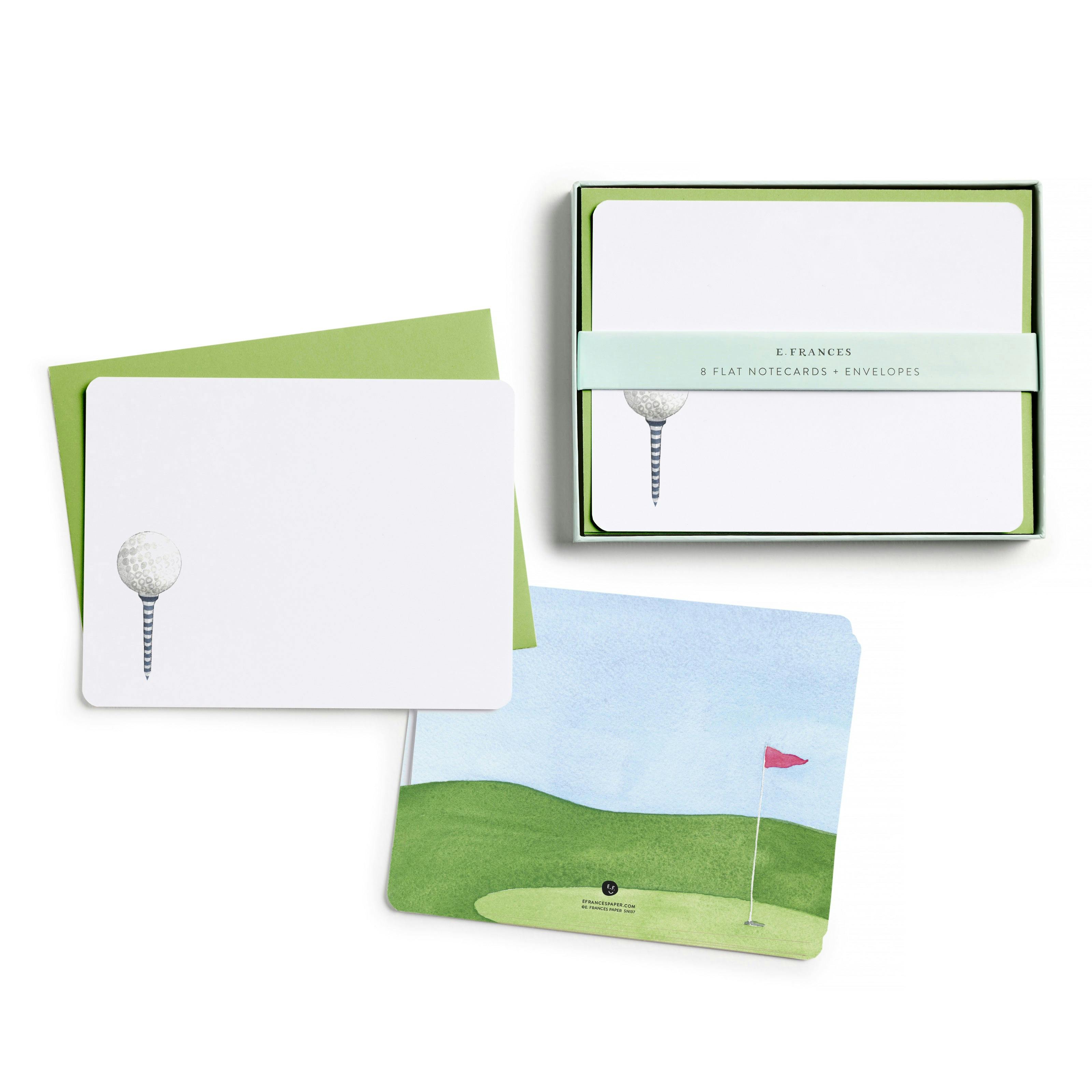 Set of 8 Flat Notecards
