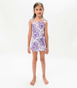 simple skirt orchid paisley