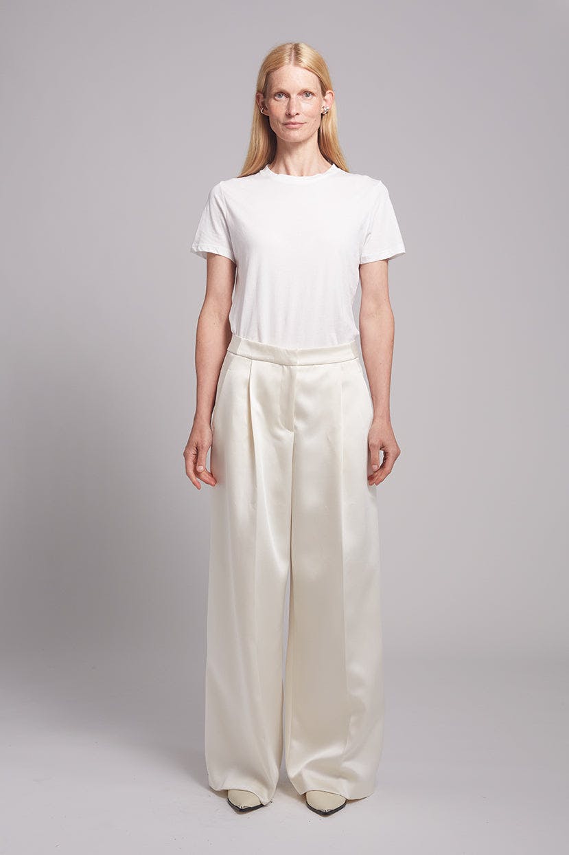LARA CREW T-SHIRT | WHITE