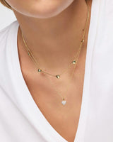 Heart Necklace - Lev Mini Station Necklace