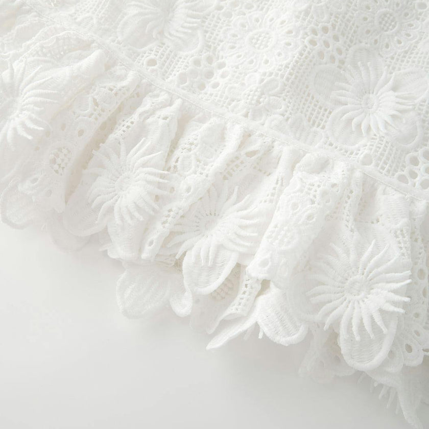 Lucinda Embroidered Mini Dress