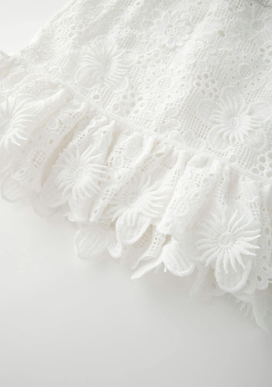 Lucinda Embroidered Mini Dress