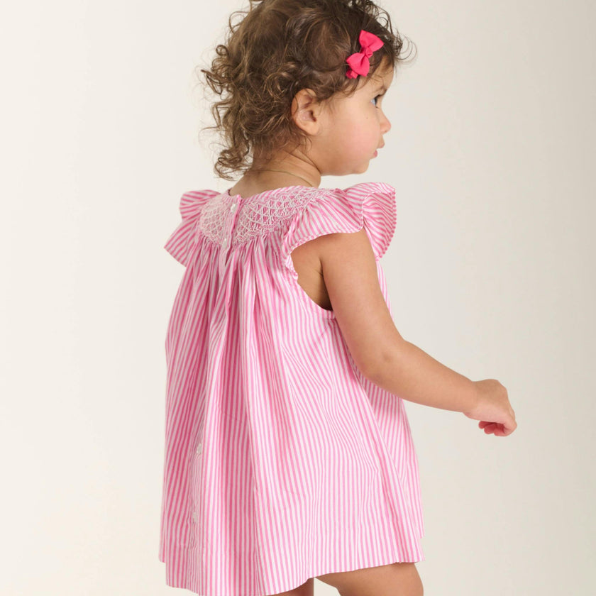 Hand-Smocked Baby Dress - Bebe
