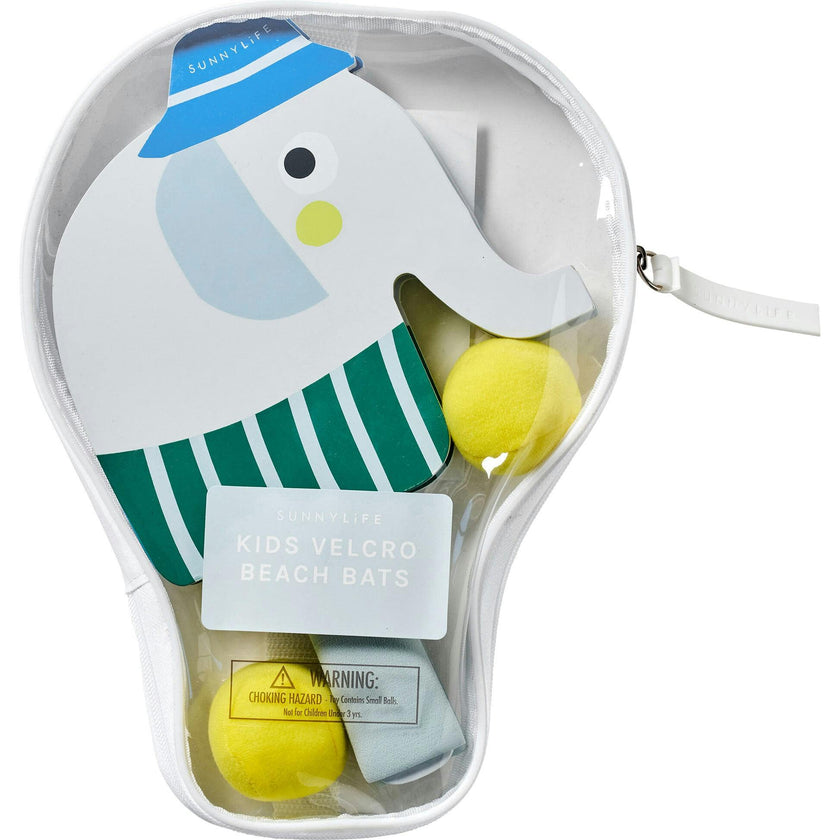 Kids Velcro Beach Bats: Eli The Elephant