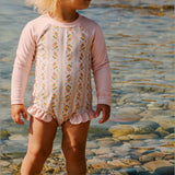 girls rosa rashguard swimsuit