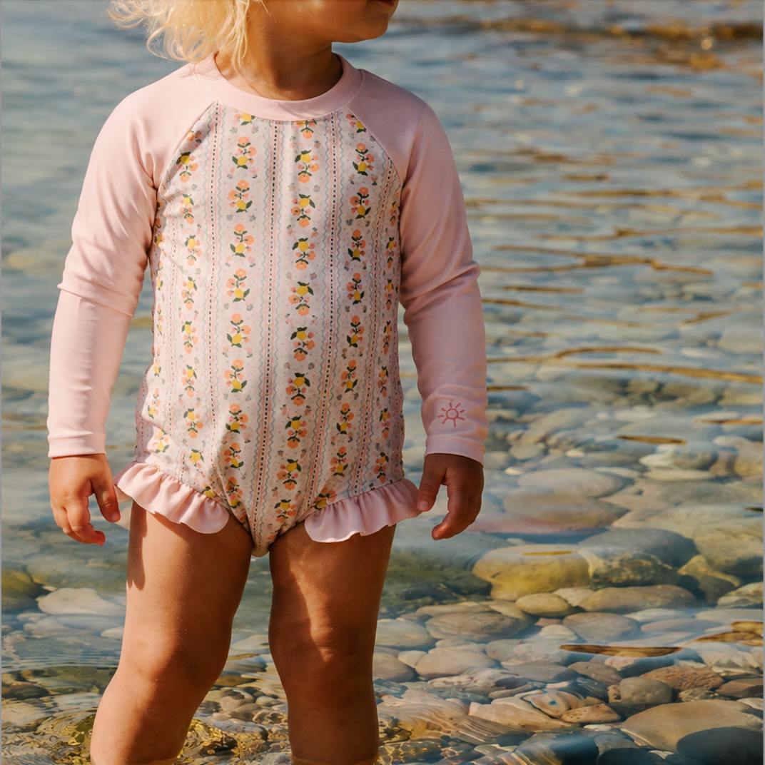 girls rosa rashguard swimsuit