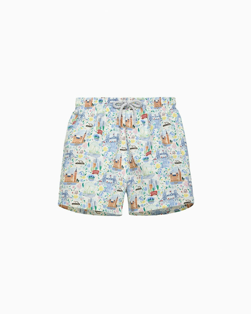 Boys Swimshorts in London Scenes