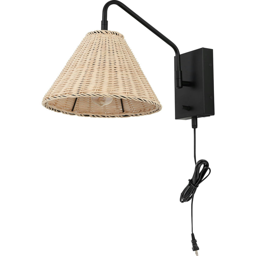 Tressa Wall Sconces with USB Port
