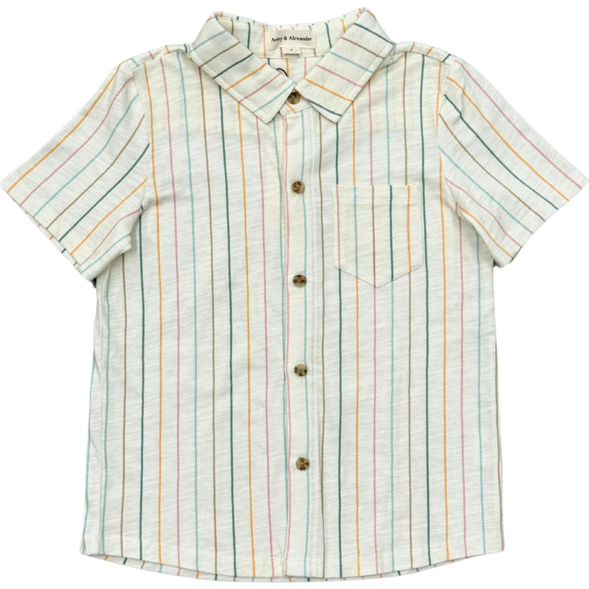 Boy's Collar Button Shirt