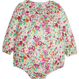 Caroline Ruffle Collar 3-Quarter Sleeve Bubble