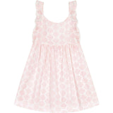 Daphne Star Print Flutter Sleeve Dress, Pink