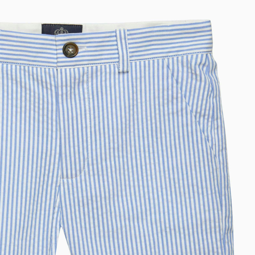 Theo Tailored Shorts in Blue Stripe