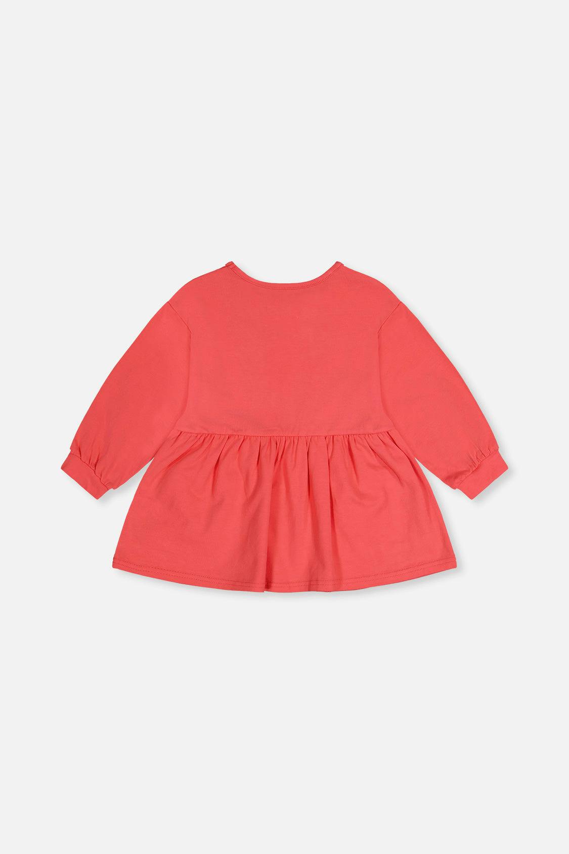 Organic Cotton Tunic Coral Pink