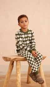 Flock of Sheep Jumper | Avocado