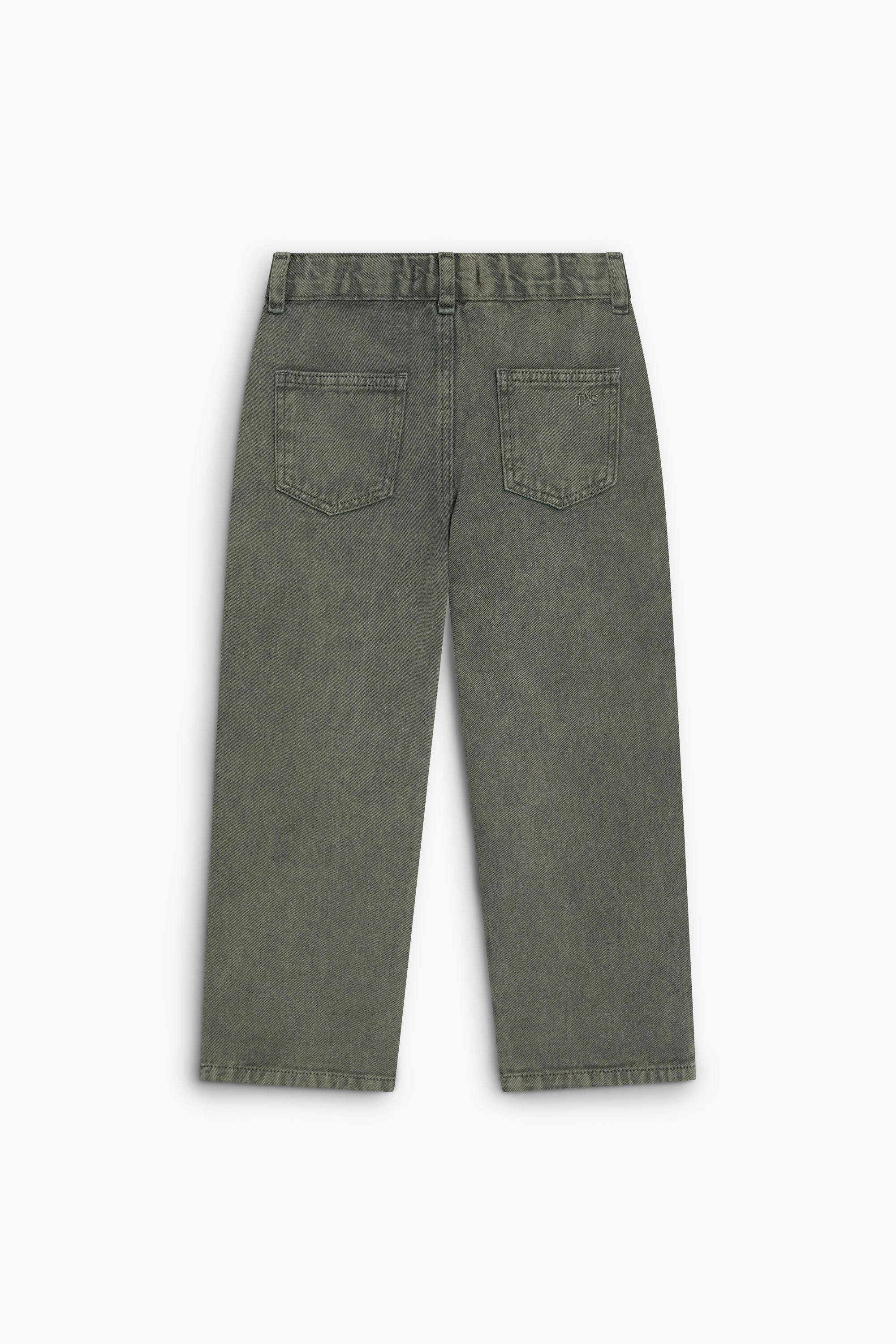 TNS Denim Baggy Pant Tea Leaf
