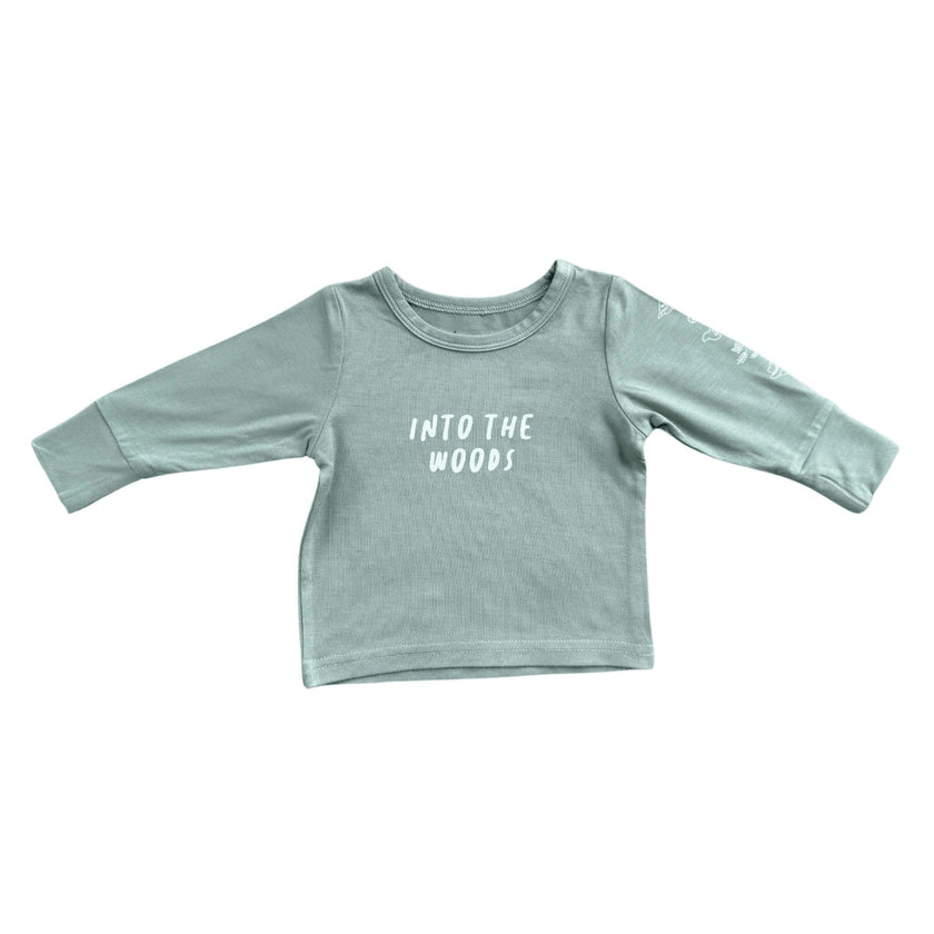 Boys Long Sleeve Tee in Into The Woods