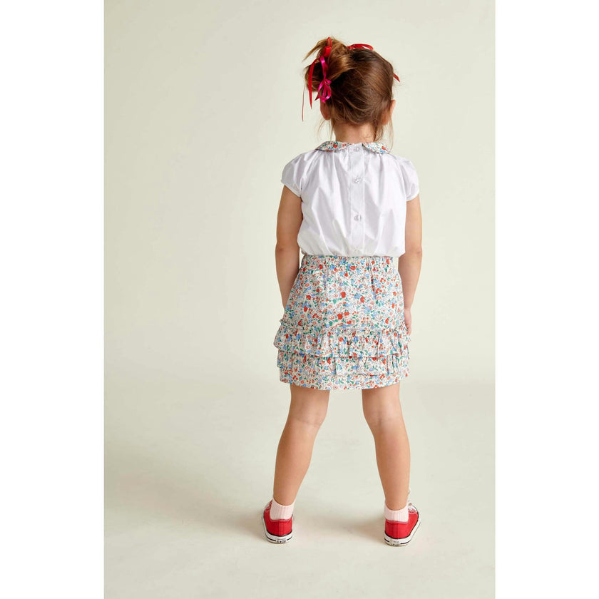 Hand-Smocked Ruffle Skirt Nancy