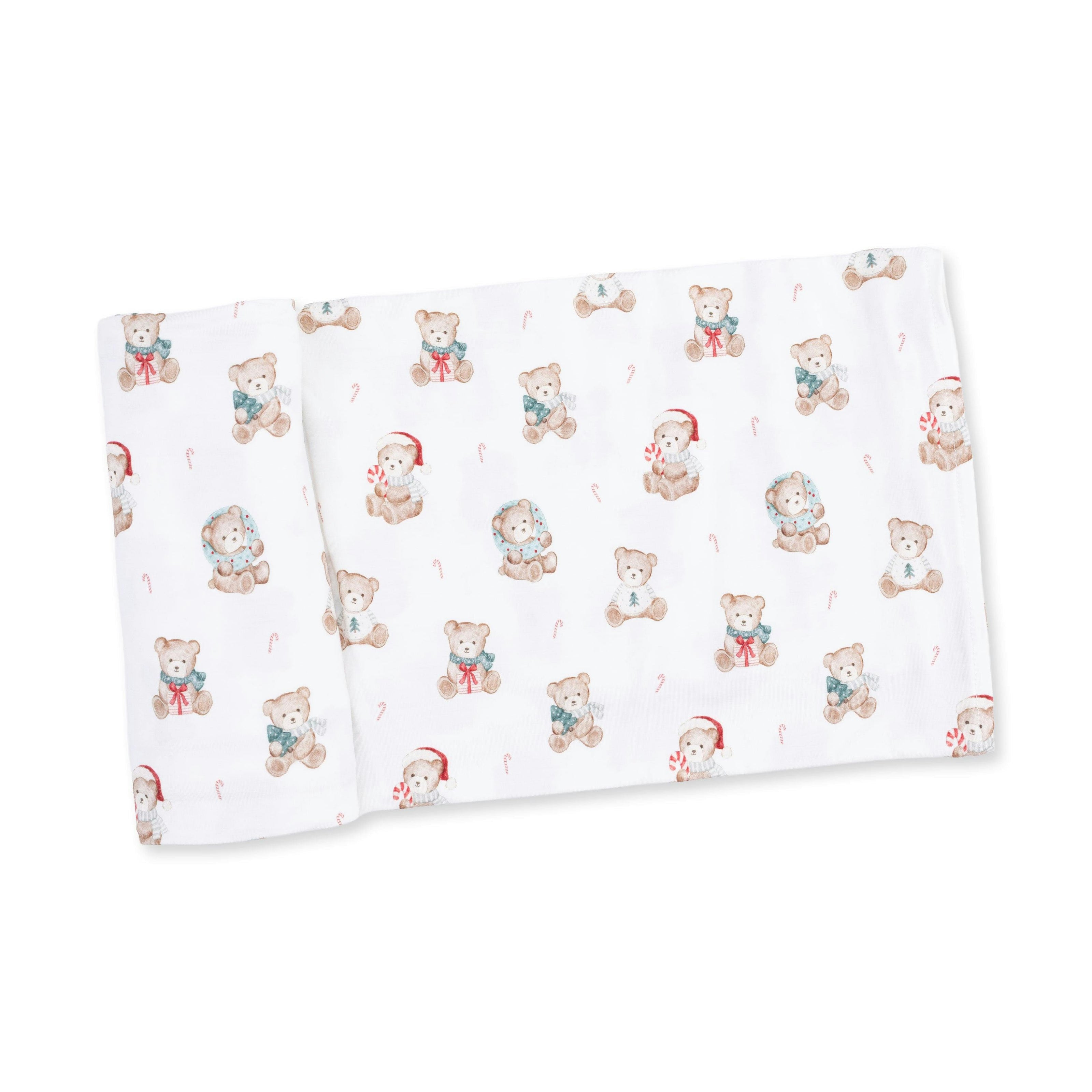 Christmas Teddy Bears Uni - Swaddle Blanket