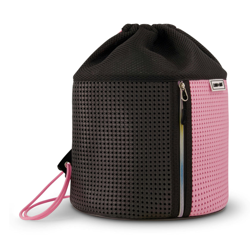 Sophy Drawstring Backpack Neon Pink