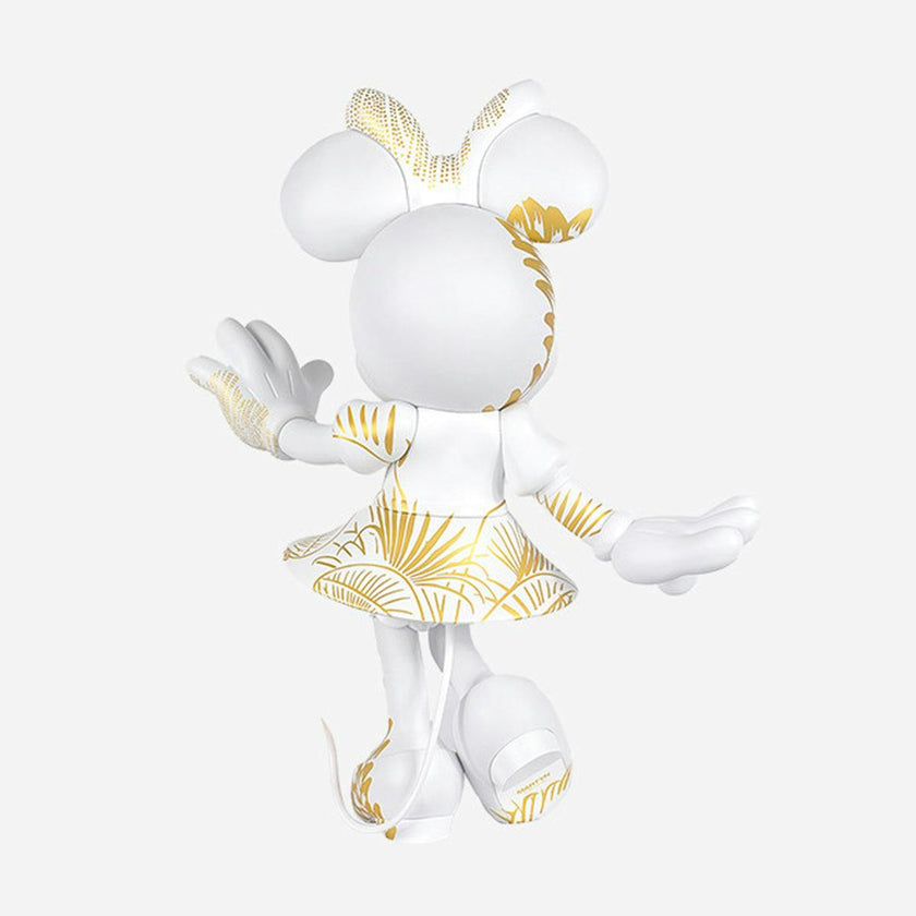 Minnie STAR STYLE White & Gold 12in