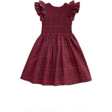 Mini Hattie Dress in Burgundy Plaid