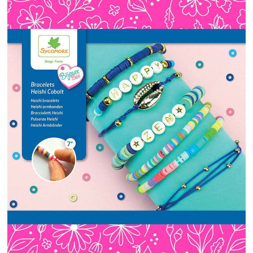 Bijoux Box - Heishi Beads Bracelets - Cobalt - 7y+