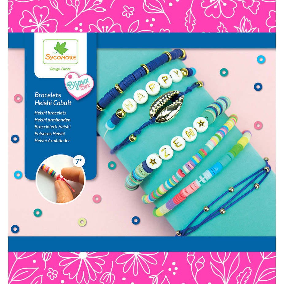 Bijoux Box - Heishi Beads Bracelets - Cobalt - 7y+