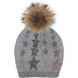 Colored Star Hat (Snap On Pom Sold Separately)