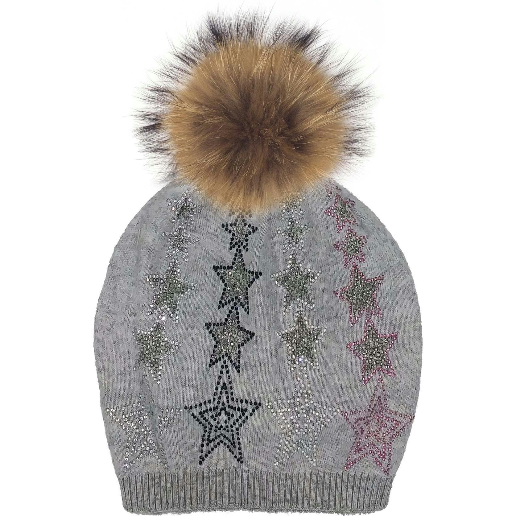 Colored Star Hat (Snap On Pom Sold Separately)
