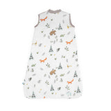 Cotton Muslin Quilted Sleep Bag - Forest Friends