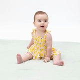 Sunny Lemons - Smocked Bubble with Skirt