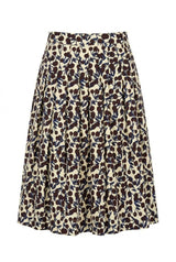 Cherry Print Pleated Skirt