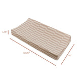 Babyletto Quilted Changing Pad Cover in GOTS Certified Organic Muslin Cotton