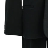 Black Slim-Fit Suit Set