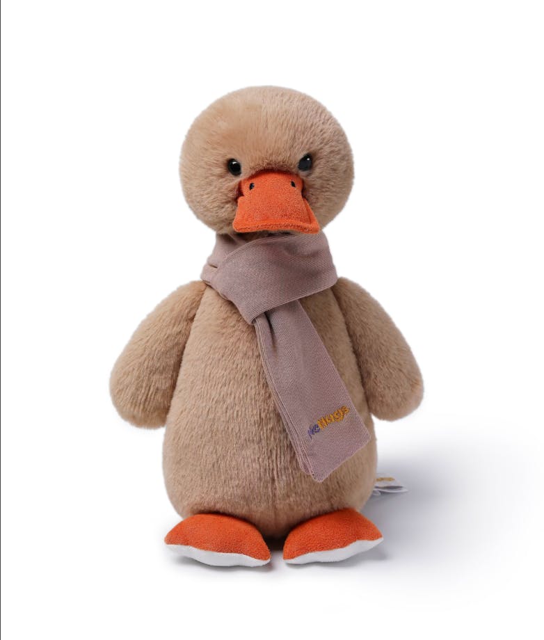 McHugs Choco Wrap Duck Weighted Plush Animal 25 cm