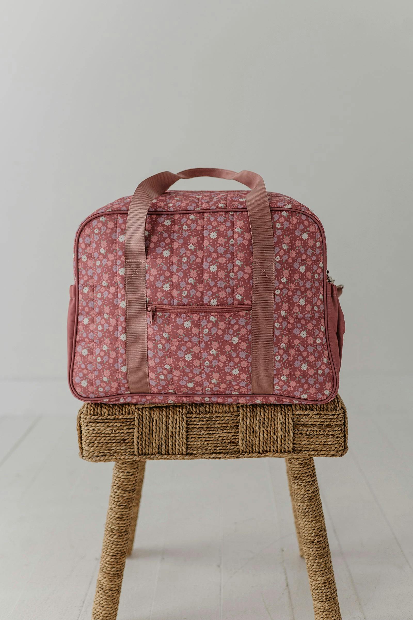Overnight Bag in Tiny Petals