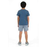 Big Kid Boys Graphic Tee | Navy Surfing